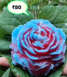 Premium Peony Flower Scented Wax Candle