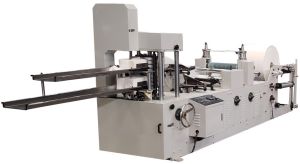 Electric Mild Steel Paper Napkin Making Machine, Color : Grey