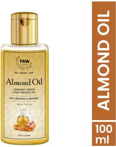 Tnw -The Natural Wash Virgin Almond Oil for Face, Hair & Body | Pure & Natural Almond Oil for Baby Massage