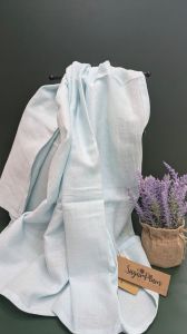 Cotton Calmy New Born Baby Wrap Plain, Technics : Machine Made