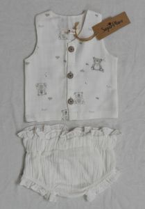 Tiny Bliss New Born Baby Dress Set
