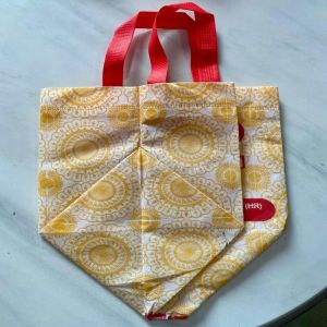 Printed Non Woven Loop Handle Bags, Color : Assorted