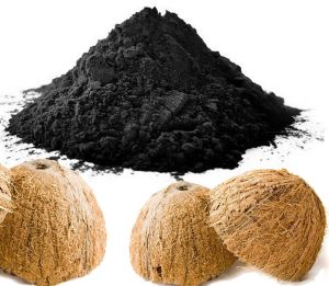 Coconut Shell Charcoal Powder, Color : Black for Industrial
