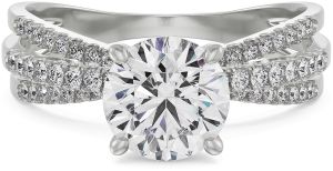 Lab-Grown Forever Sparkling Diamond Ring