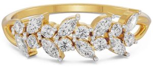 Leafy Diamond Band