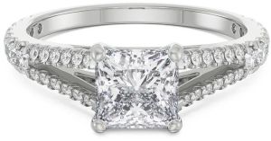 Princess Cut Splendor Ring