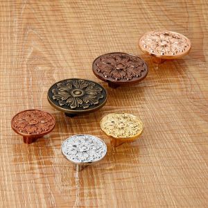 Metal Antique Brass Designer Round Door Knob, Brand Name : Akon