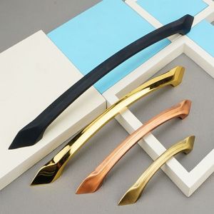 Zinc Curved Cabinet Handle