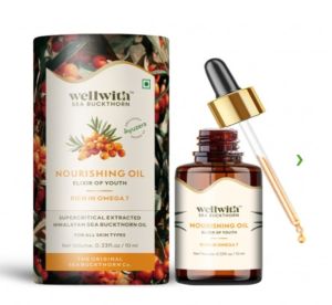 Organic Seabuckthorn Nourishing Oil, Color : Brown, Form : Liquid