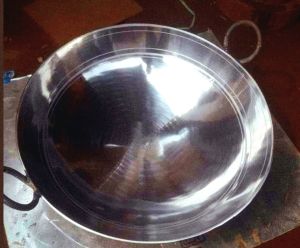 Iron Kadai, Color : Grey, Handle Material : Aluminum