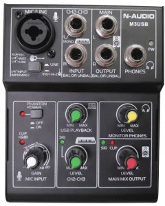 USB Interface Mixer 3 Channel Mixer M3USB