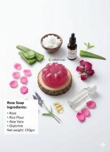 Natural Rose Handmade Soap