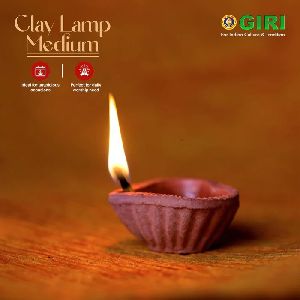 Non Coated Clay Agal Vilakku Set, Color : Natural Terracotta / Brown