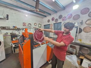 Electric Polished Buffer Plate Machine, Color : Grey for Industrial