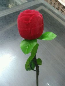 Rose Stick Design Ring Box