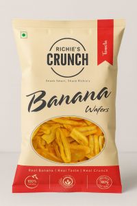 Roasted Tomato Banana Wafers, Brand Name : Richie’s Crunch