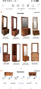 Wooden Dressing Table