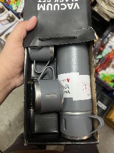 Stainless Steel Thermo Cups Bottle Set