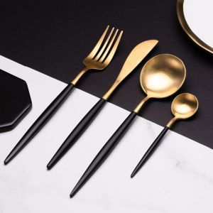 Stainless Steel Cutlery, Color : Brown for Kitchen