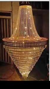 LED Glass Chandelier