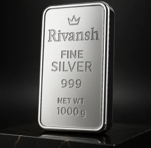Rivansh 999 Pure Silver Brick