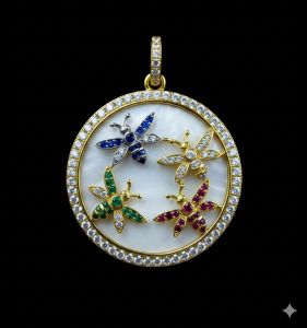 Mother OF Pearl Stone 925 Sterling Silver Pendant