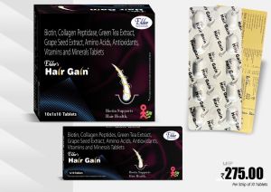 Hair Gain Tablet, Packaging Type : 10x10, Medicine Type : Allopathic