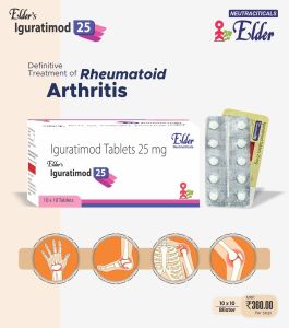 Iguratimod 25mg Tablet, Dosage Form : Oral for Rheumatoid Arthritis