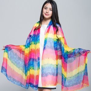 Silk Sarong, Color : Multicolor Beach Wear