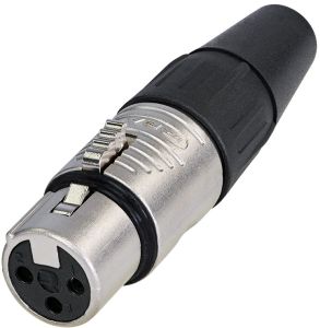 AC Stainless Steel Xlr Connector Rean, Color : Grey