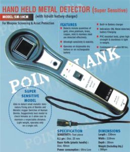 Hand Held Metal Detector