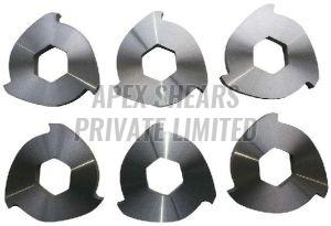 Alloy Tool Steel Aluminum Shredder Knives, For Industrial Use, Variety : Triple Tempered Teeth