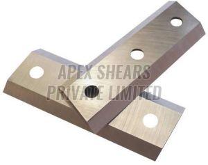 Carbon Steel Chipper Knives, For Industrial Use, Color : Grey