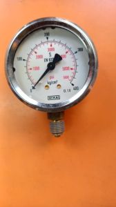 Pressure Gauges, Brand Name : Wika, Pointer Material : Aluminium