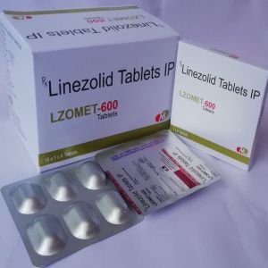 Lzomet 600mg Linezolid Tablets, Packaging Type : Alu Alu