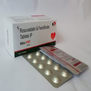 RSU-FBT Rosuvastatin And Fenofibrate Tablets