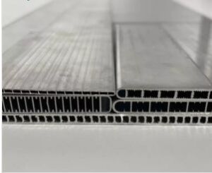 Aluminum Radiator Flat Microchannel Parallel Flow Condenser Tube