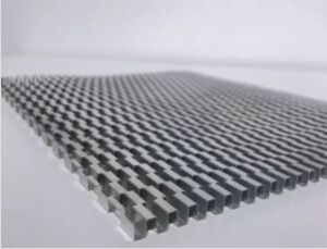 Plain Folded Fin Heat Sink Aluminum Thermal Air Cooled