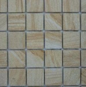Smooth Teakwood Sandstone Mosaic Tiles