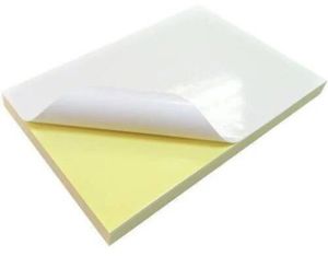 Adhesive Paper Chromo Gumming Sheet, Color : White