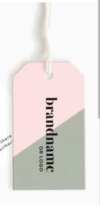 Craft Paper Tag for Garments, Color : White