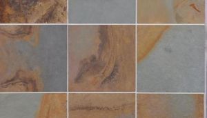 Mac Green Rustic Slate, Shape : Rectangular