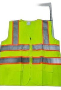 Net High Visibility Reflective Safety Vest, Color : Green