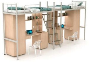 Sharing Bunk Bed Twin Over Twin, Specialities : Ladder