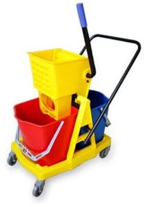 34 Liter Double Wringer Trolley