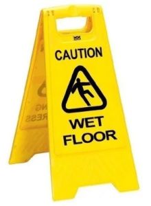 High-Quality Plastic Sign Caution Board – Wet Floor Standard