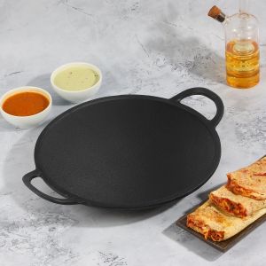 Kraft Infinity Pre-Seasoned Cast Iron Dosa Tawa 28 Cm