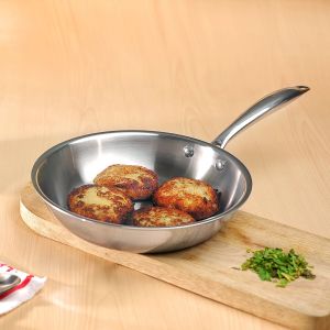 Vinod Platinum Triply Stainless Steel Fry Pan