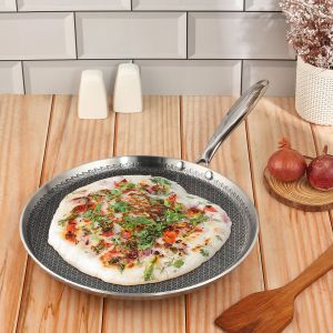 Vinod Platinum Triply Stainless Steel Sas Pro Dosa Tawa