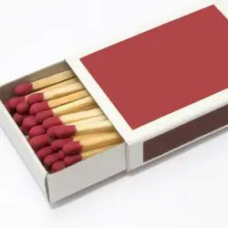 Cardboard Classic Match Box, Color : Red, Cream